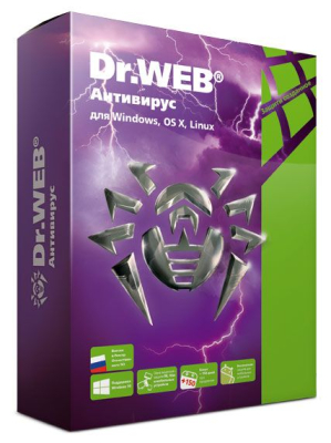 Ключ активации DR.Web Anti-virus 2PC 3Y (LHW-AK-36M-2-A3) 